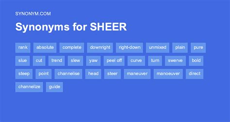 sheer synonym|sheer site.